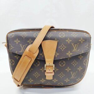 Authentic Louis Vuitton Jeunefille GM Brown Monogram Crossbody mn585-111825